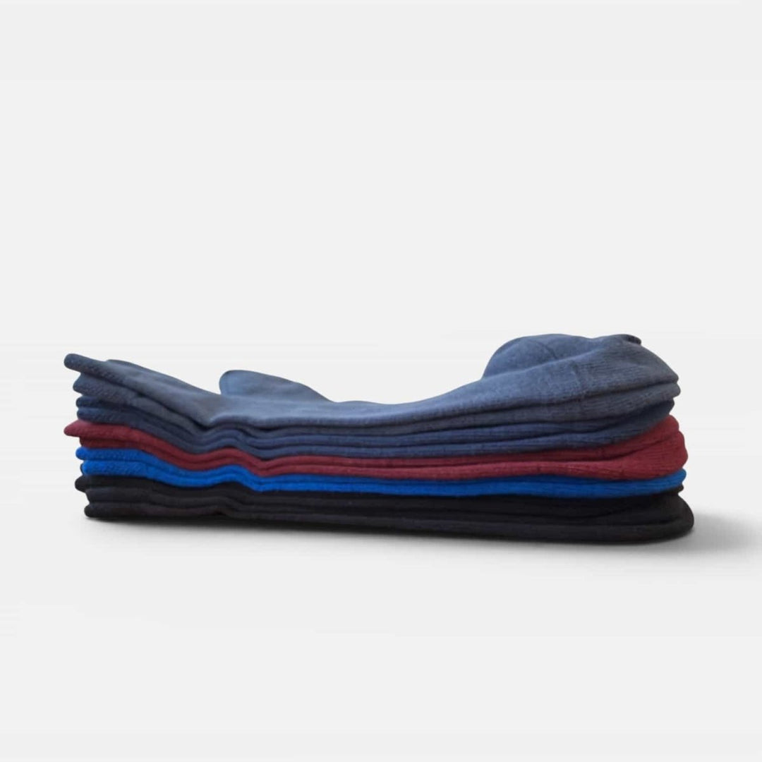 6 Pairs Classic Colours Cotton Ankle Socks -Pair Socks