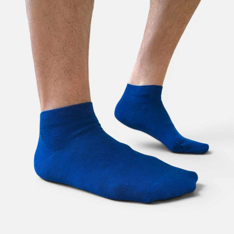 6 Pairs Classic Colours Cotton Ankle Socks -Pair Socks