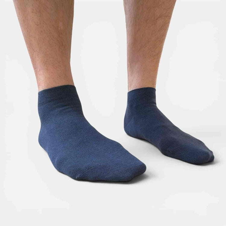 6 Pairs Classic Colours Cotton Ankle Socks -Pair Socks