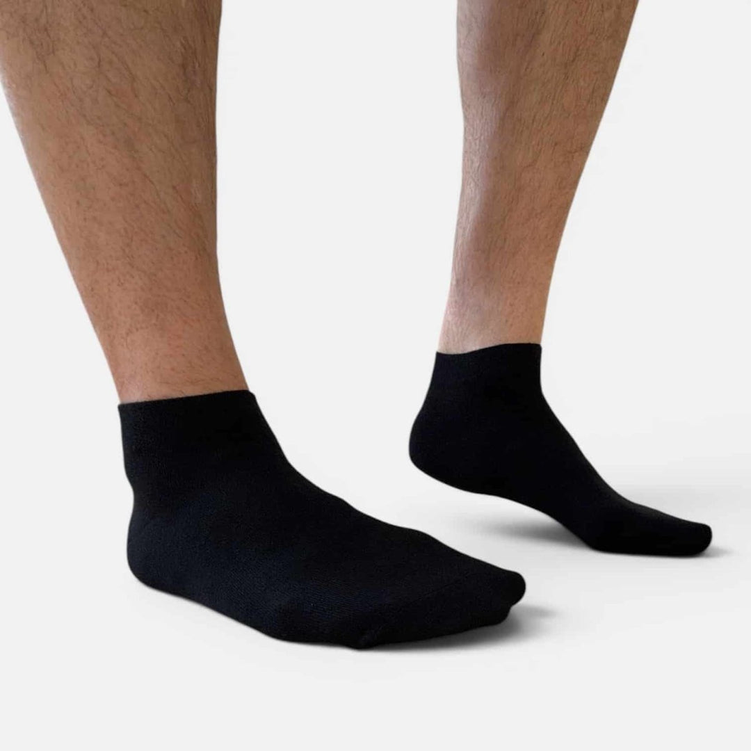 6 Pairs Classic Colours Cotton Ankle Socks -Pair Socks