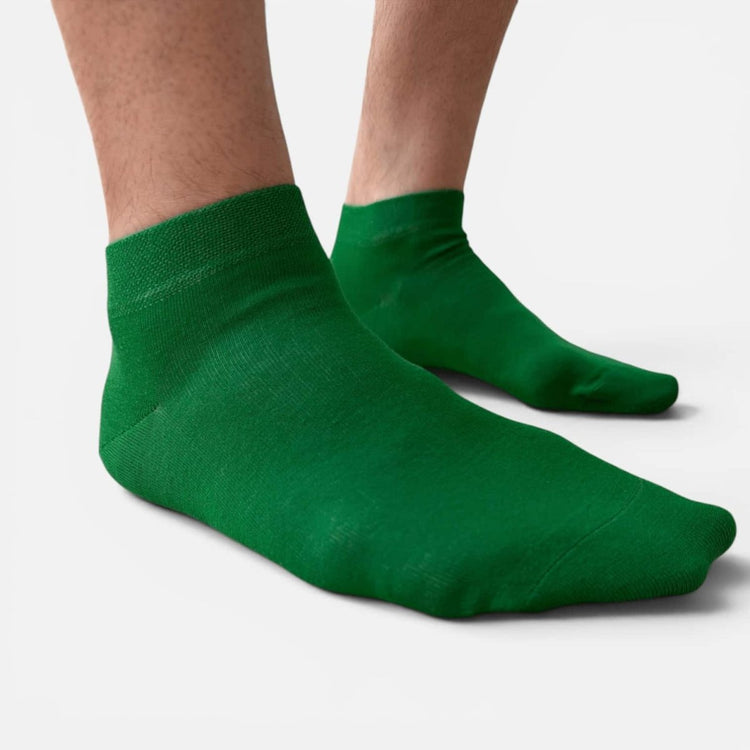 6 Pairs Colourful Cotton Ankle Socks -Pair Socks