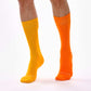 Orange & Mustard Yellow Odd Socks