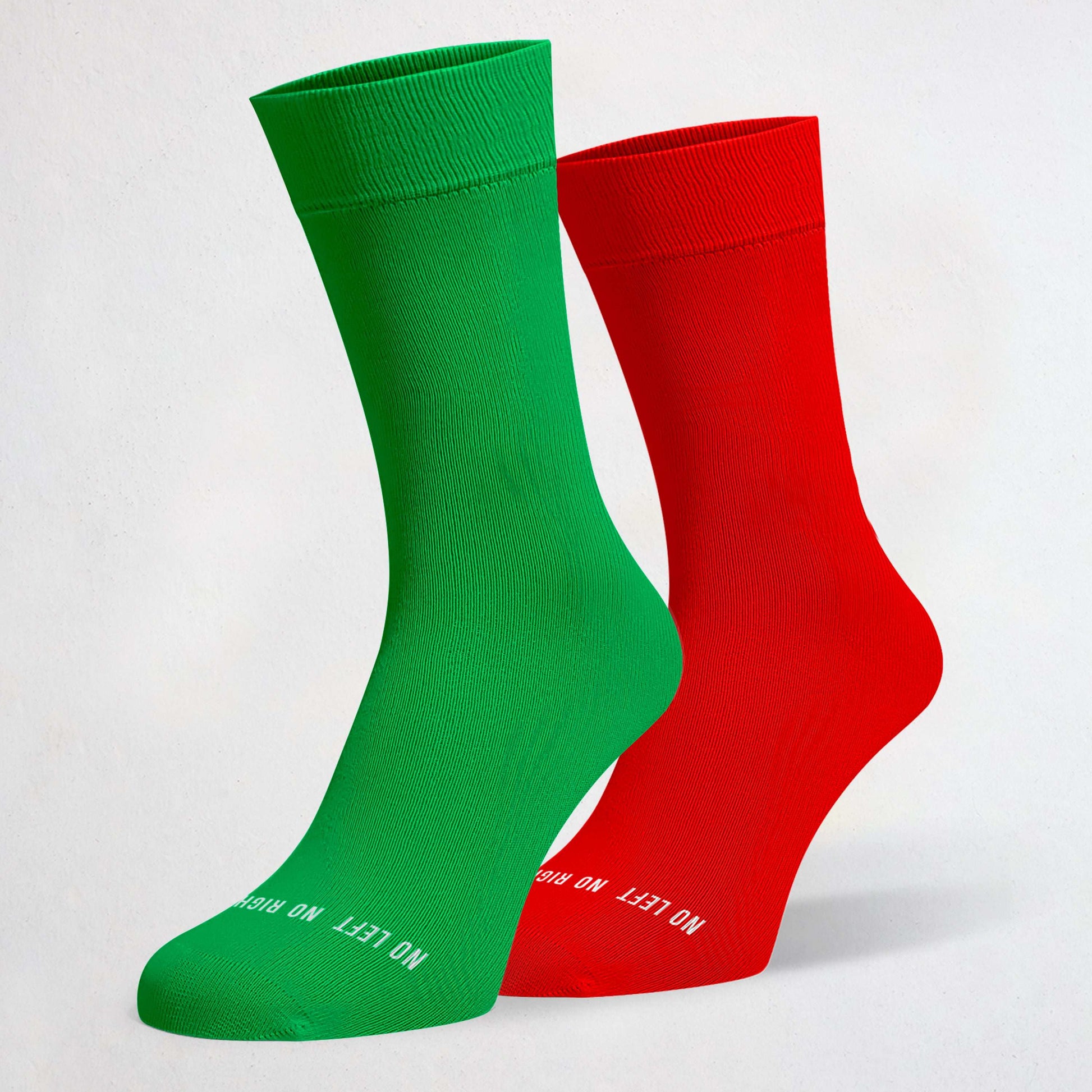 Green & Red Odd Socks