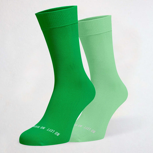 Green & Seafoam Green Odd Socks