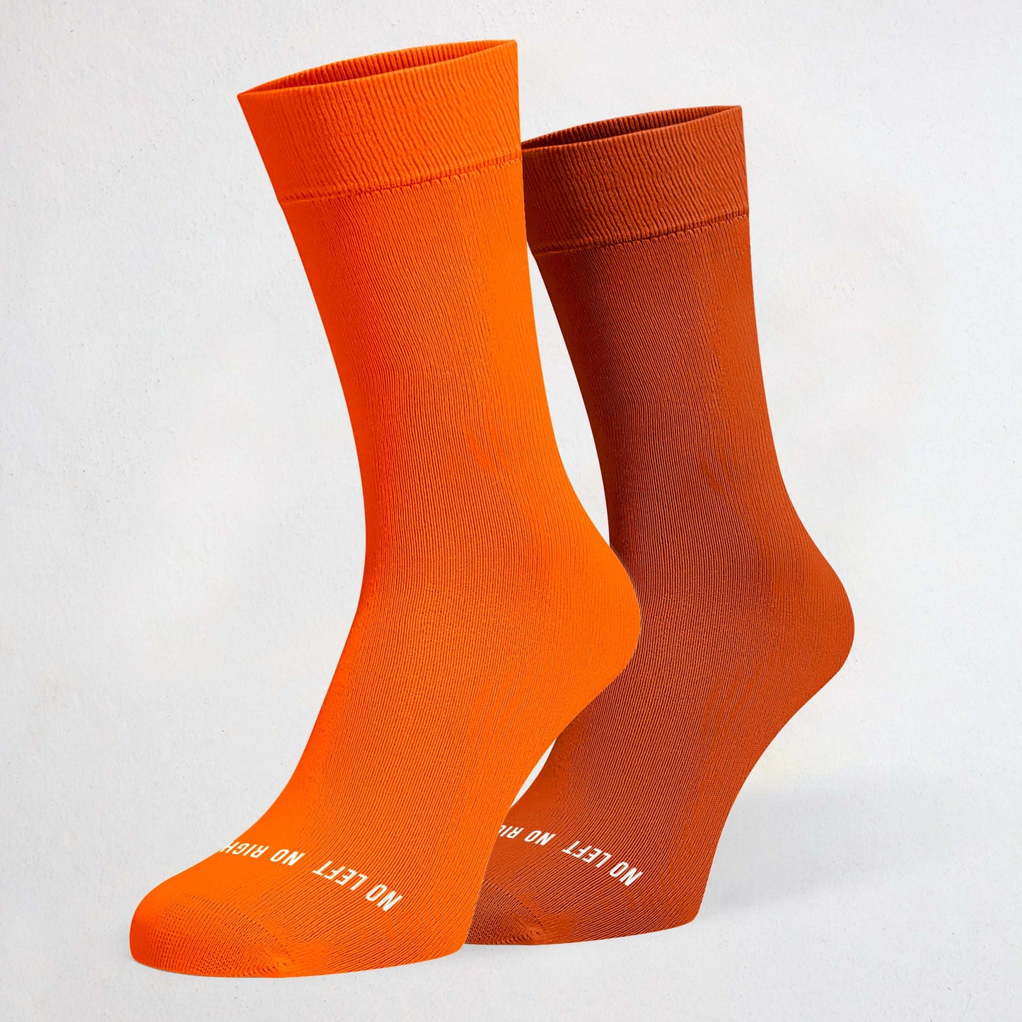 Orange & Burnt Orange Odd Socks