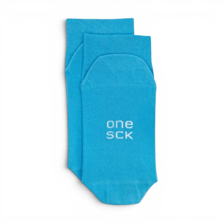 Aqua Blue Cotton Socks -Pair Socks
