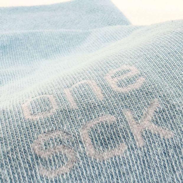 Baby Blue Organic Cotton Crew Socks - Twin Socks