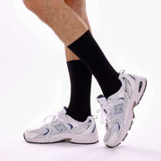 Black Organic Cotton Crew Socks - Twin Socks