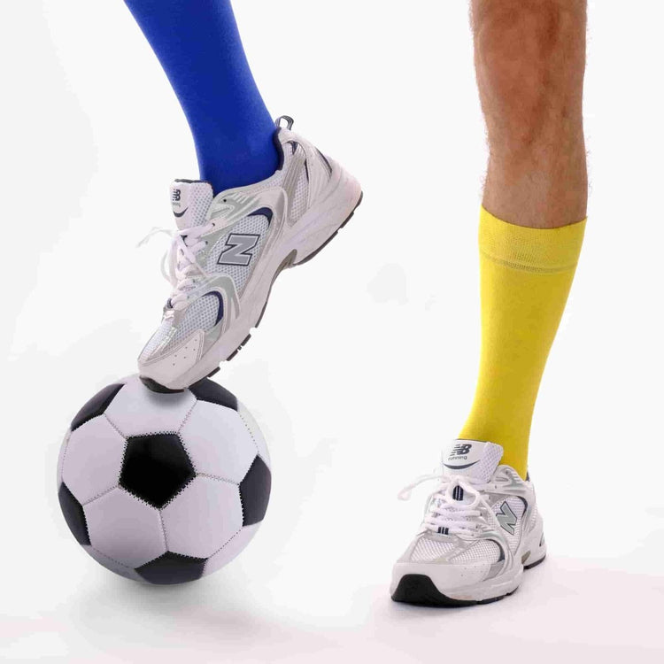 Blue & Yellow Football Fan Socks – Team Colour Socks -Odd Socks