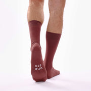 Brown Cotton Crew Socks - Twin Socks