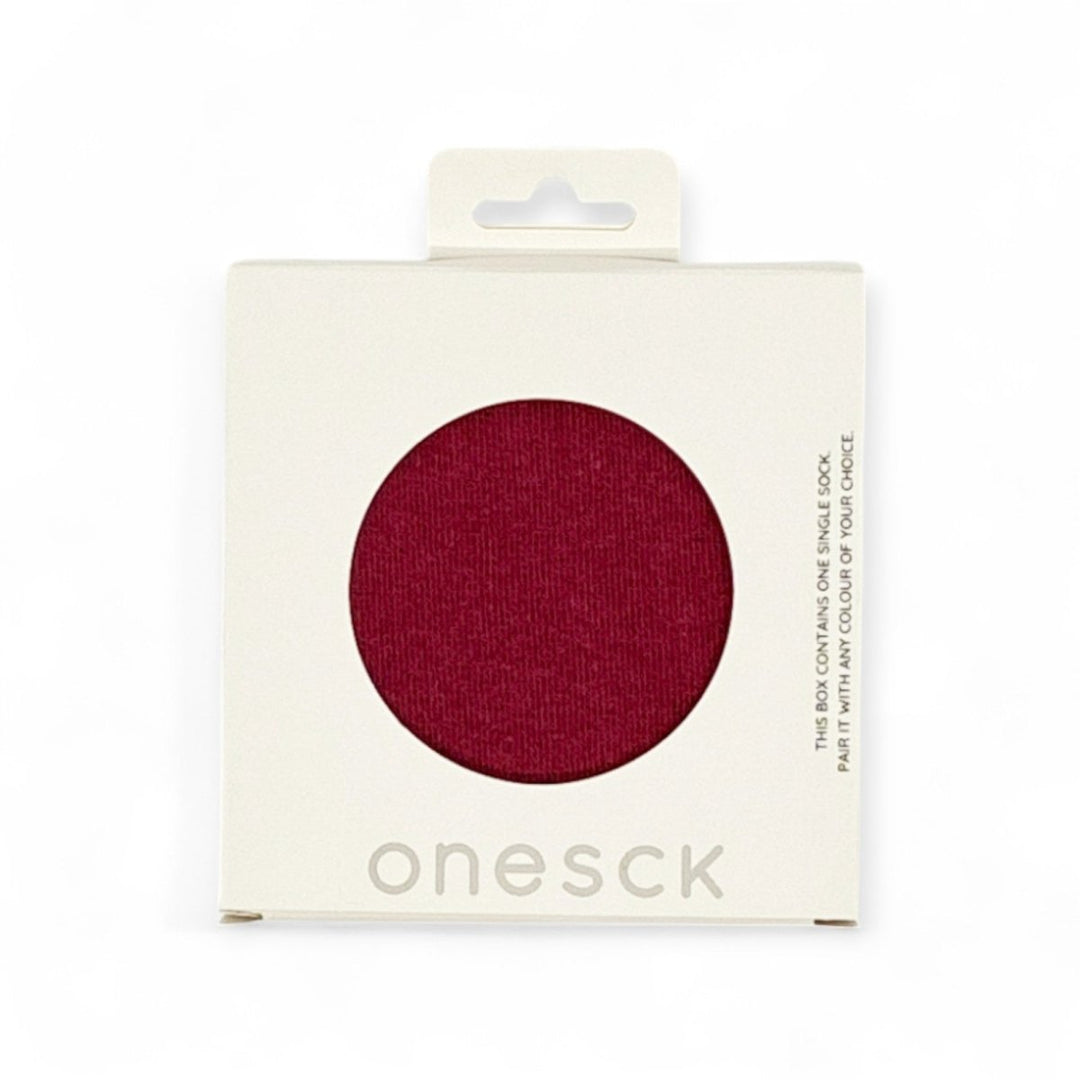 Burgundy Single Sock -Single Socks