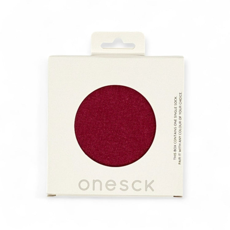 Burgundy Single Sock -Single Socks