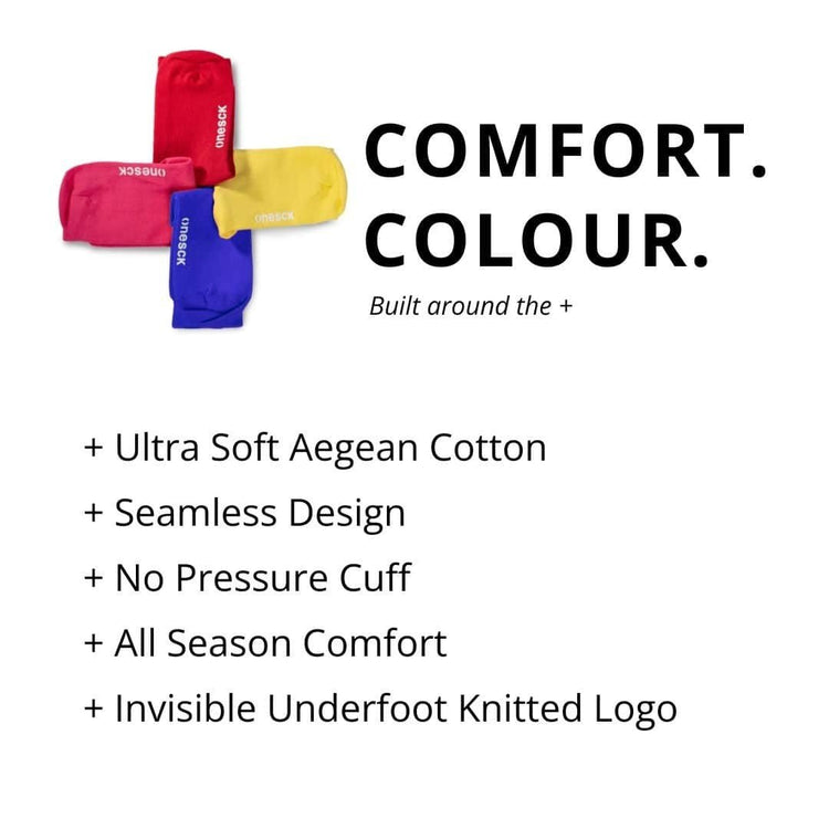 Burnt Orange Cotton Socks -Pair Socks