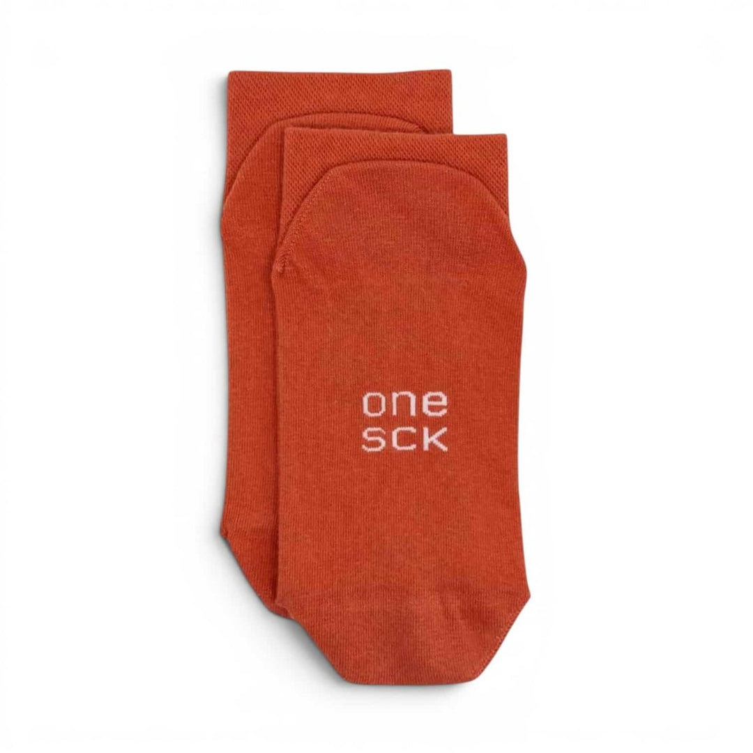 Burnt Orange Cotton Socks -Pair Socks