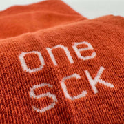 Burnt Orange Organic Cotton Crew Socks - Twin Socks