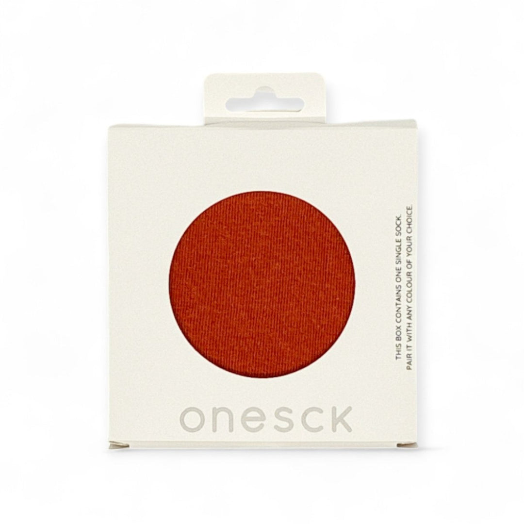 Burnt Orange Single Sock -Single Socks