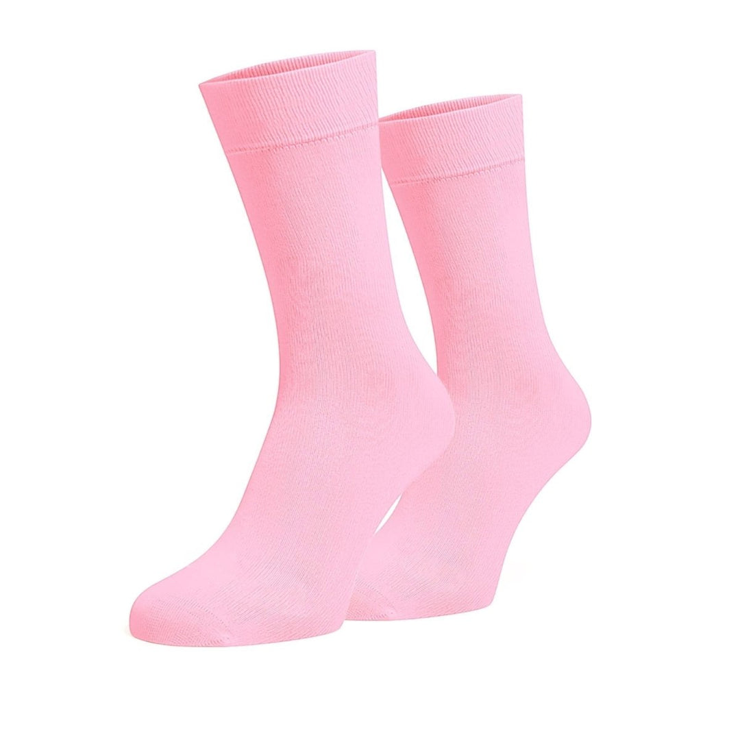 Candy Pink Organic Cotton Socks -Pair Socks