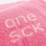 Candy Pink Organic Cotton Crew Socks - Twin Socks