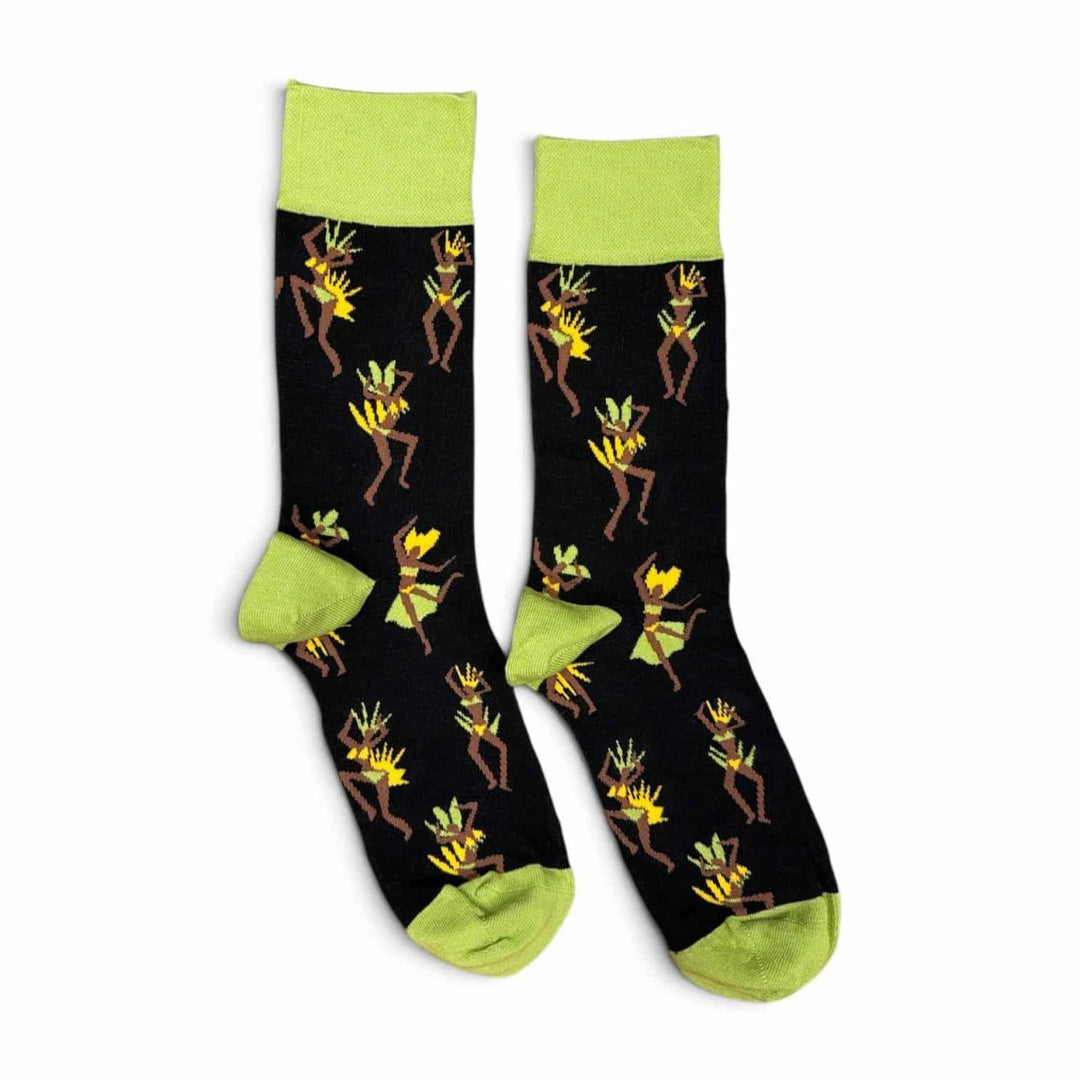 Carnival Dance Organic Cotton Socks -Pair Socks