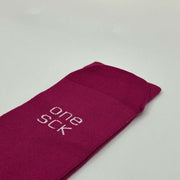 Cerise Organic Cotton Crew Socks - Twin Socks