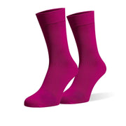 Cerise Organic Cotton Crew Socks - Twin Socks