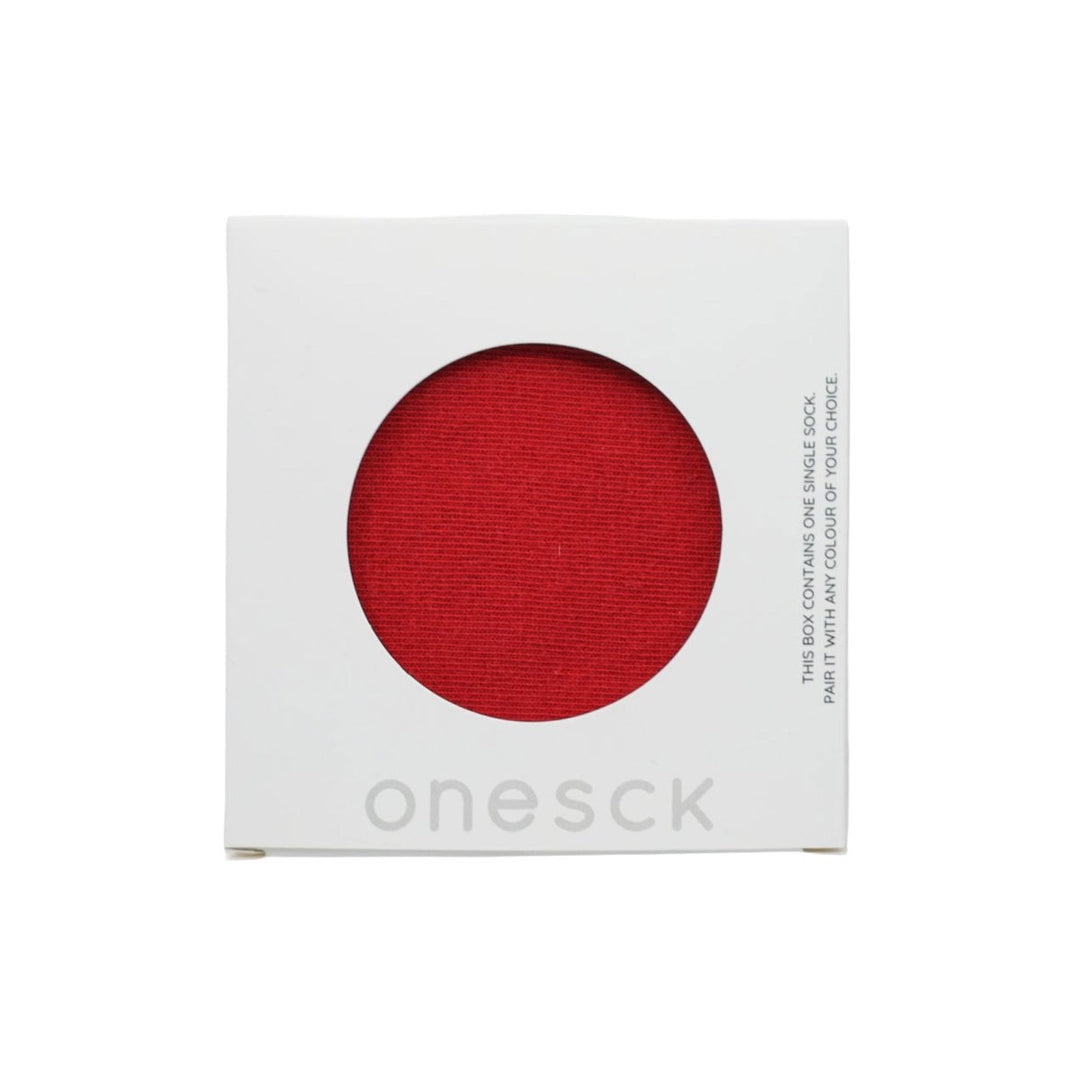 Cherry Red Single Sock -Single Socks