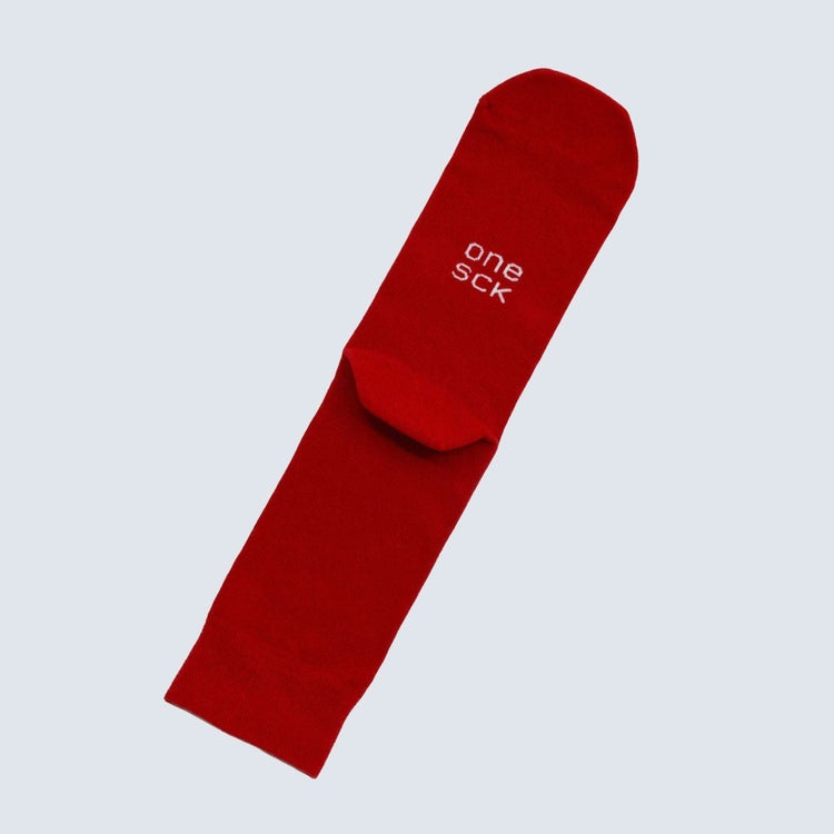 Cherry Red Single Sock -Single Socks