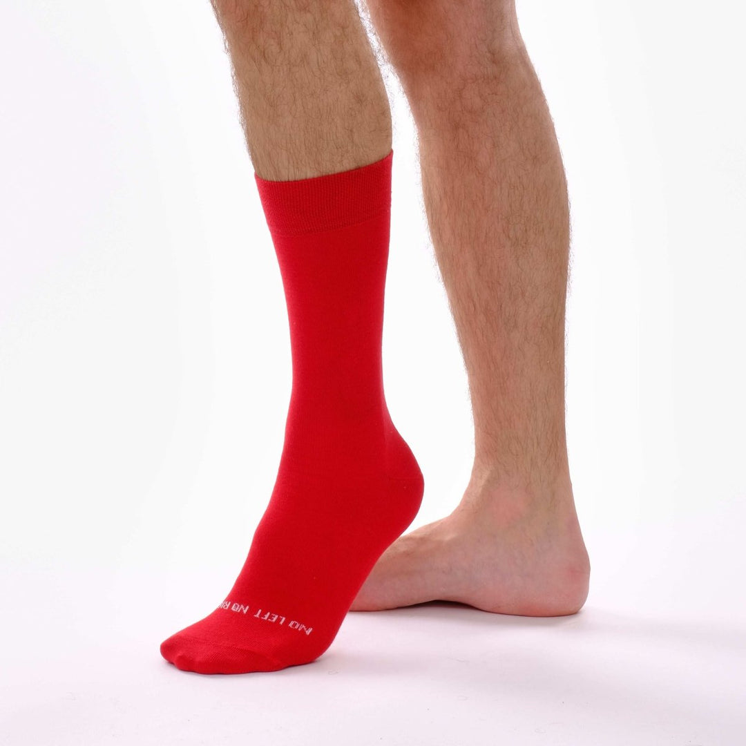 Cherry Red Single Sock -Single Socks
