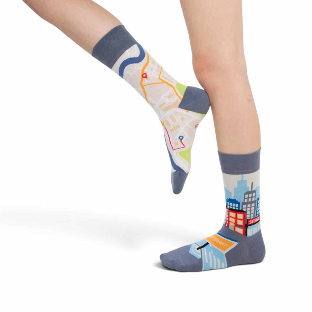 City Explorer Organic Cotton Socks -Pair Socks