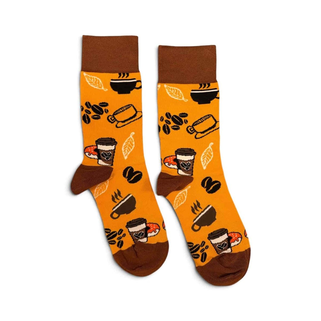 Coffee Break Organic Cotton Socks -Pair Socks