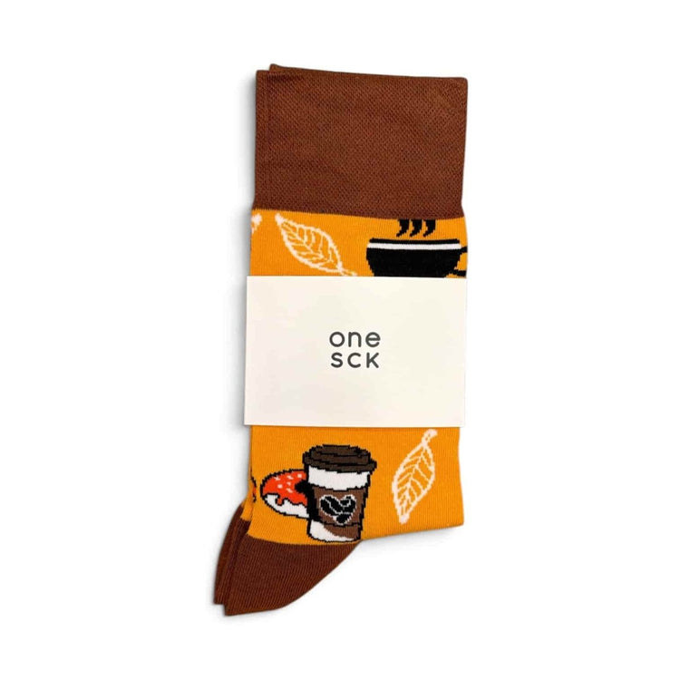 Coffee Break Organic Cotton Socks -Pair Socks
