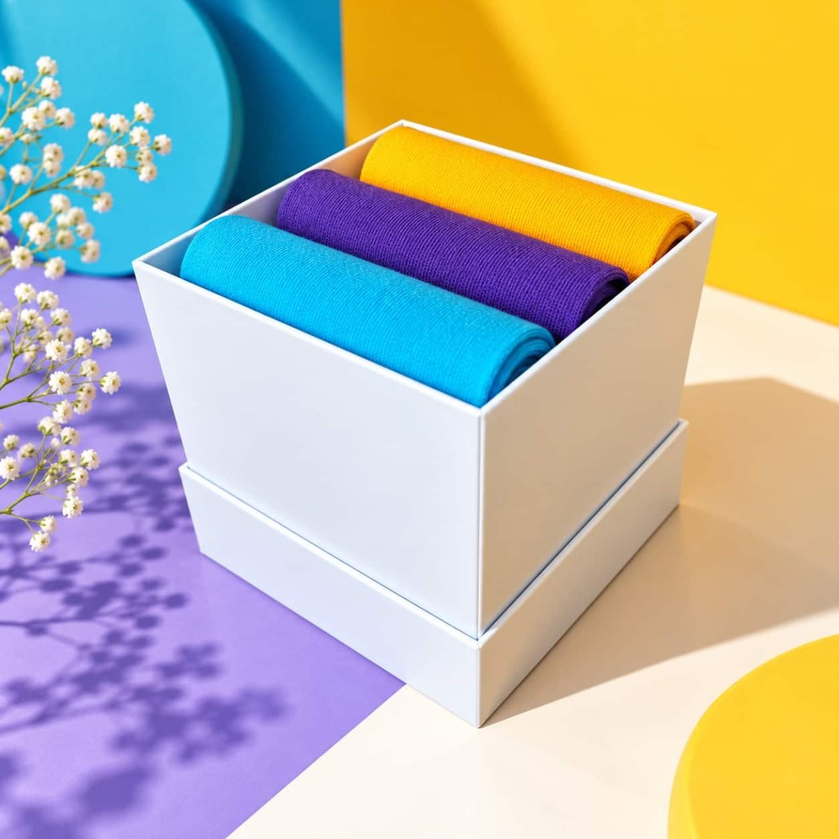 Colour Club — 3-Pair Sock Gift Box -Bundle