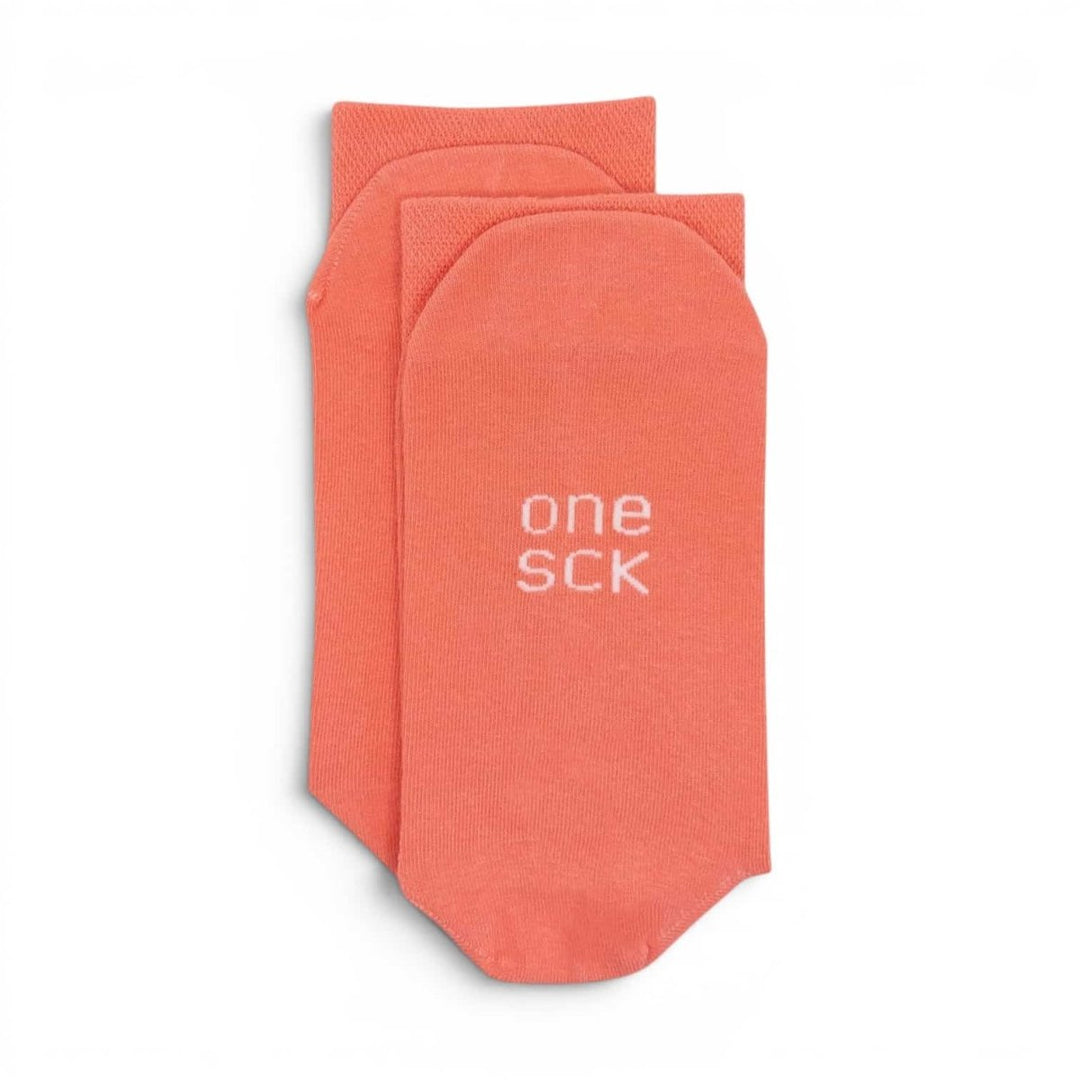 Coral Pink Organic Cotton Socks -Pair Socks
