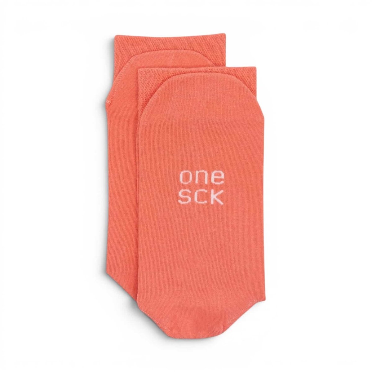 Coral Pink Organic Cotton Socks -Pair Socks