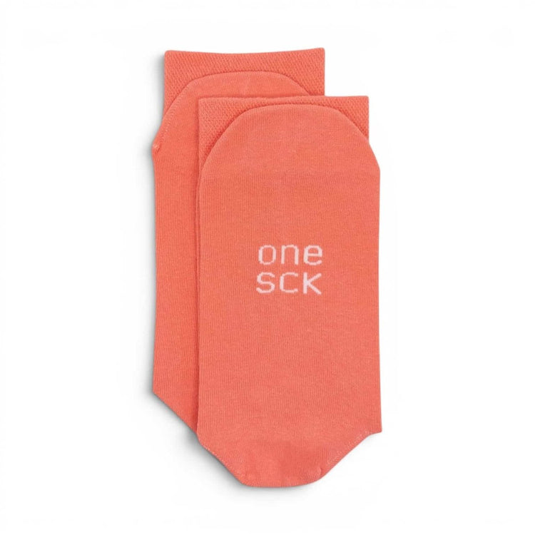 Coral Pink Organic Cotton Socks -Pair Socks