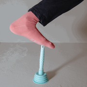 Coral Pink One - Single Socks