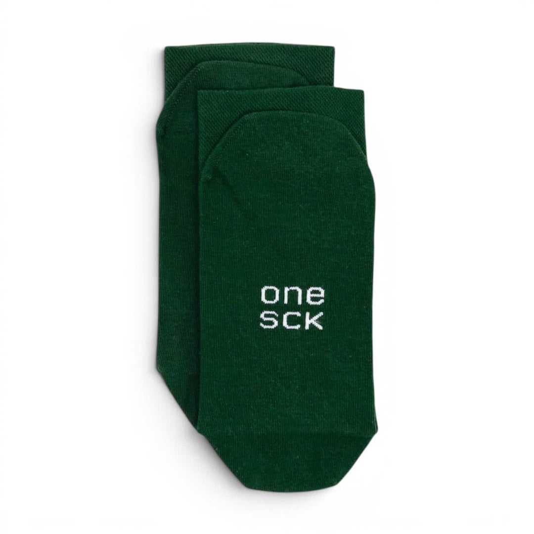 Dark Green Cotton Socks -Pair Socks