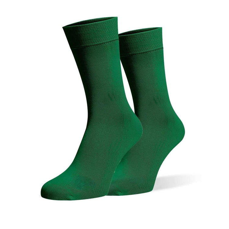 Dark Green Cotton Socks -Pair Socks