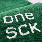 Dark Green Organic Cotton Crew Socks - Twin Socks