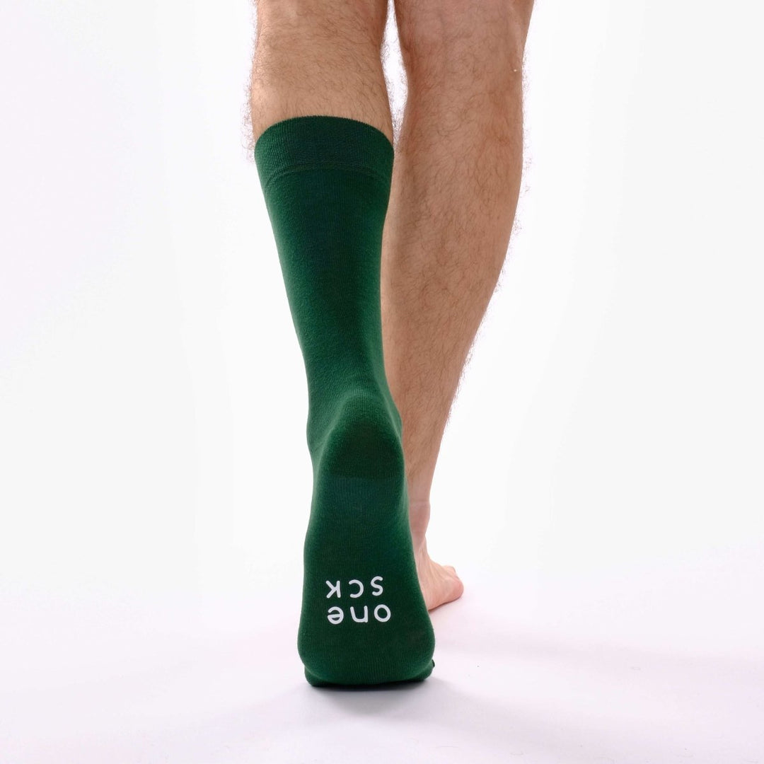 Dark Green Single Sock -Single Socks