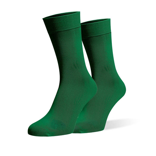 Dark Green Twin Cotton Socks