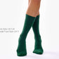 Dark Green Twin Cotton Socks