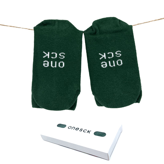 Dark Green Twin Kids Socks