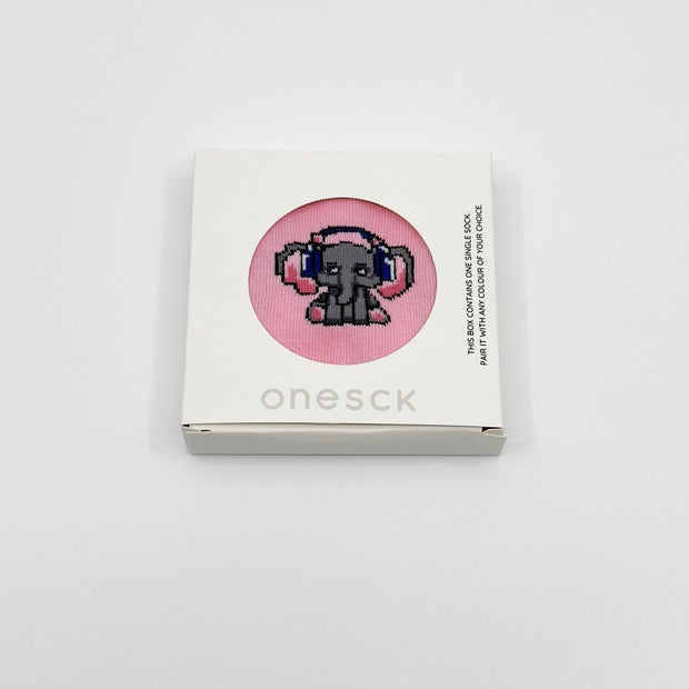 DJ Elephant Single Cotton Sock - Single Socks