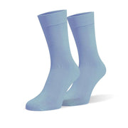 Dusty Blue Organic Cotton Crew Socks - Twin Socks
