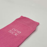 Dusty Pink Organic Cotton Crew Socks - Twin Socks