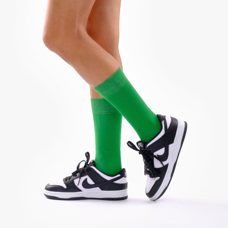 Emerald Green Cotton Socks -Pair Socks