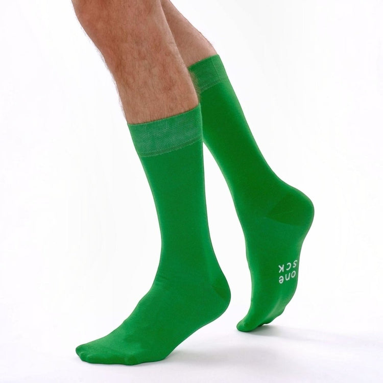 Emerald Green Cotton Socks -Pair Socks