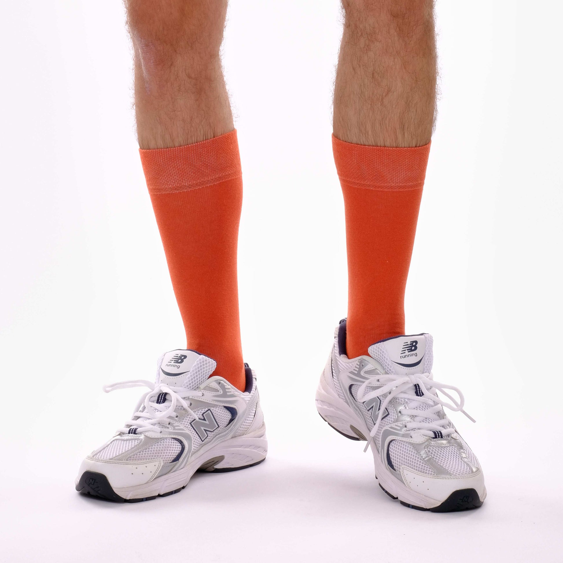 Burnt Orange Twin Cotton Socks