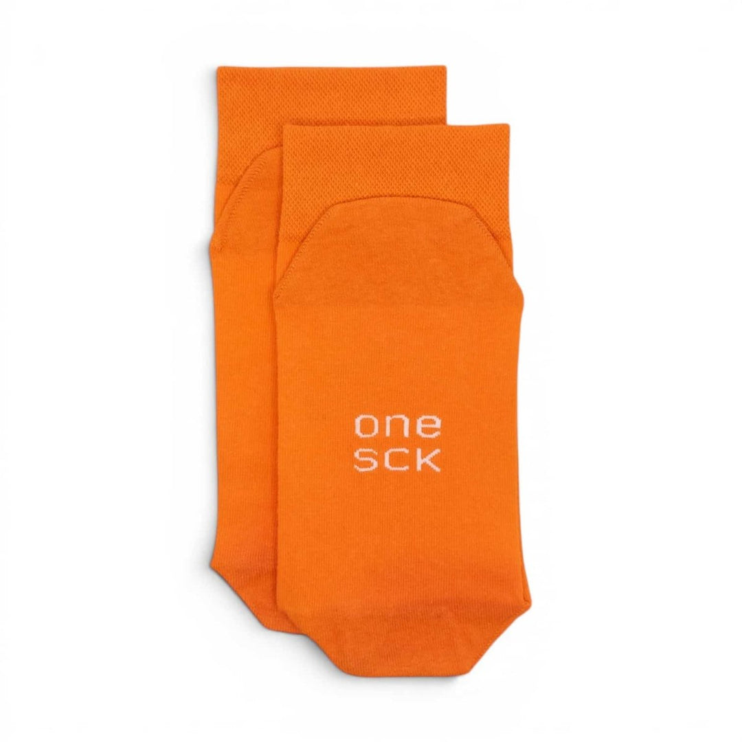 Flame Orange Cotton Socks -Pair Socks